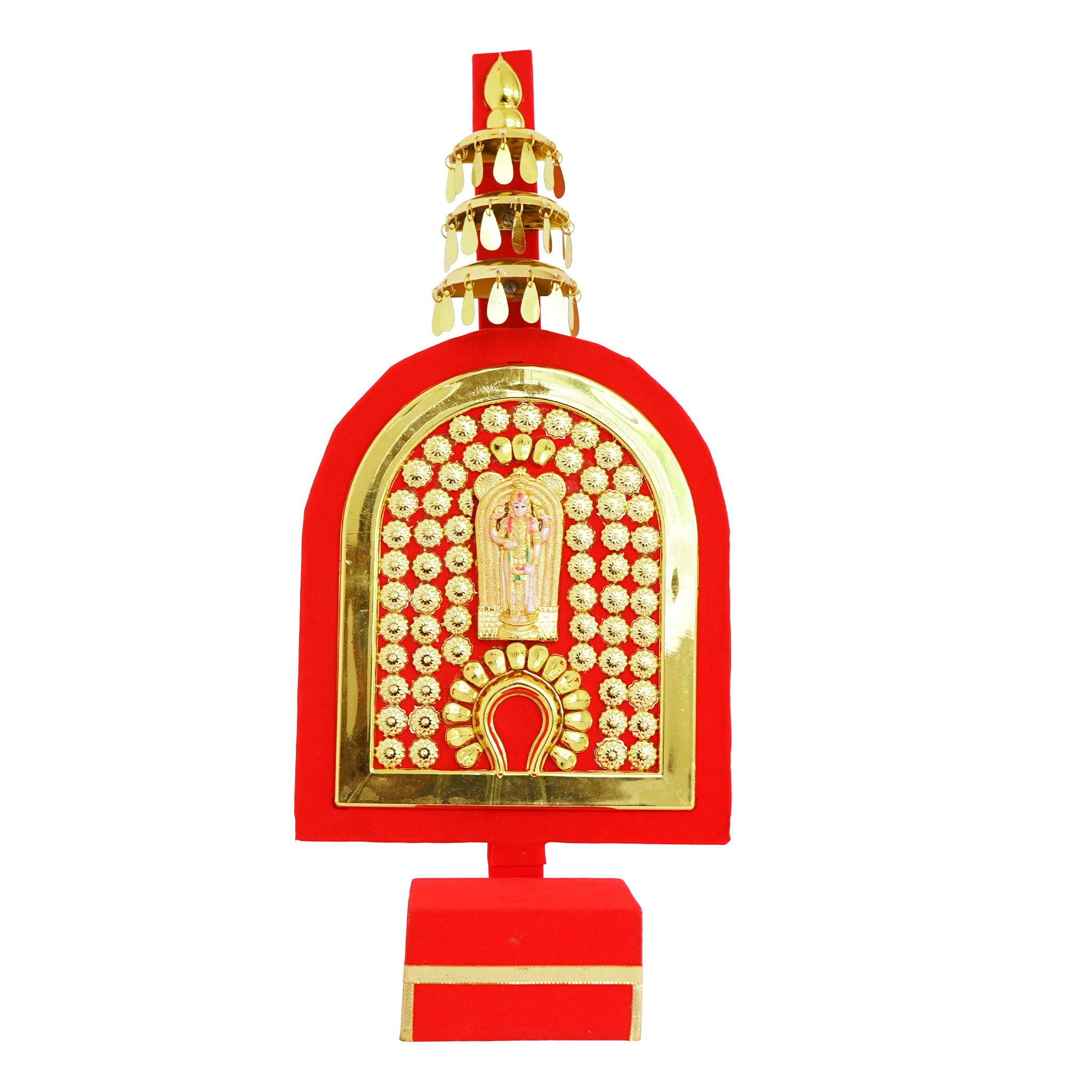 Handcrafted Kolam Work Thidambu – Traditional Kerala Elephant Caparison | Pooram Festival Home Decor